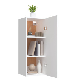 Armoire murale Blanc 34,5x34x90 cm Bois d'ingénierie