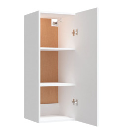 Armoire murale Blanc 34,5x34x90 cm Bois d'ingénierie