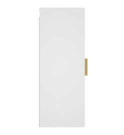 Armoire murale Blanc 34,5x34x90 cm Bois d'ingénierie