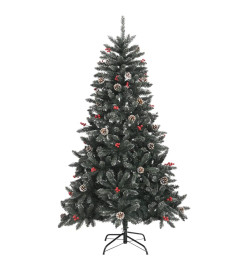 Sapin de Noël artificiel avec support Vert 150 cm PVC