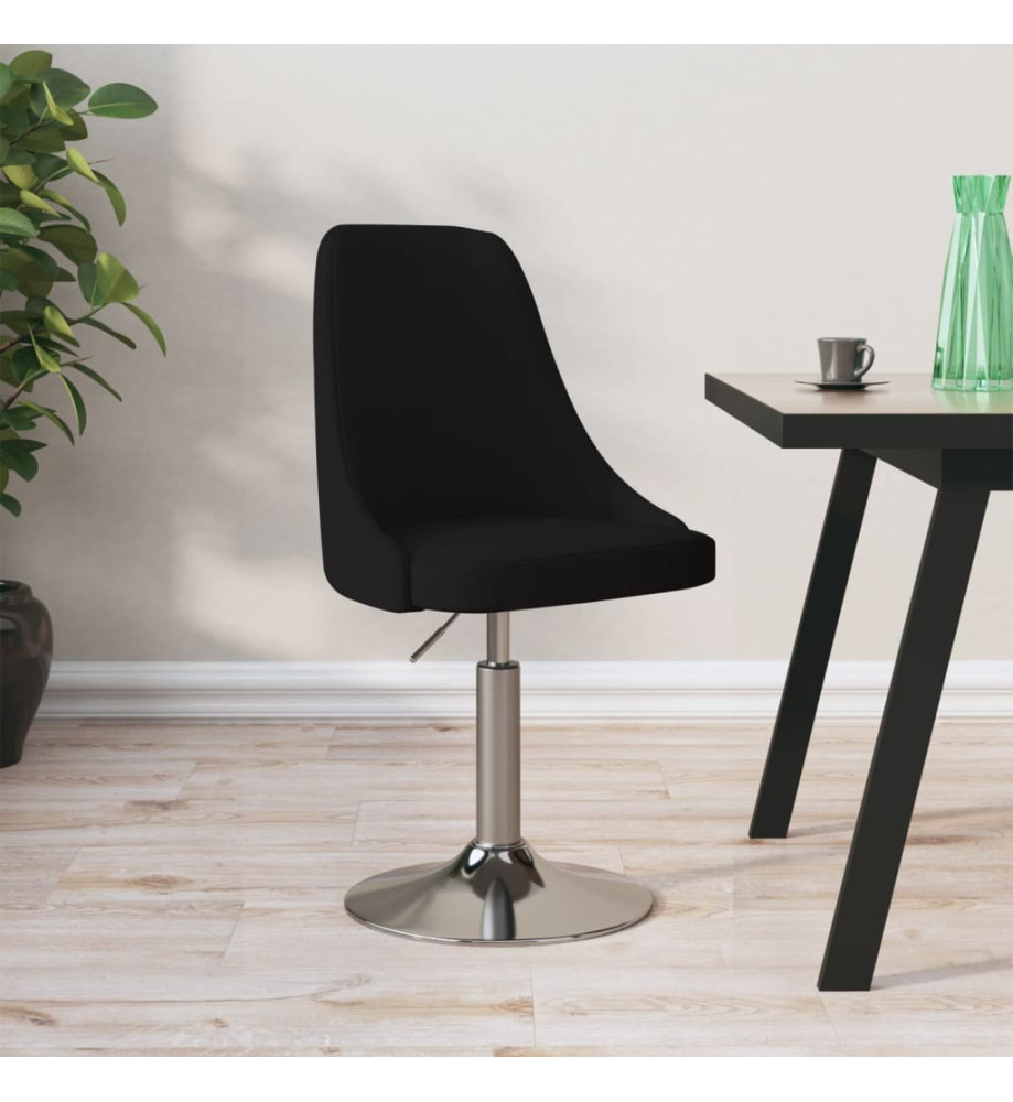 Tabouret de bar Noir Tissu