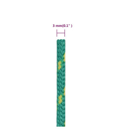 Corde de bateau Vert 3 mm 50 m Polypropylène