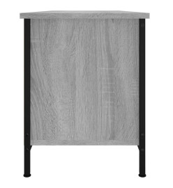 Meuble TV avec portes sonoma gris 102x35x45cm bois d'ingénierie