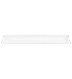 Serre avec cadre en acier blanc 28 m² 14x2x2 m