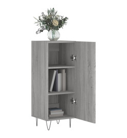 Buffet Sonoma gris 34,5x34x90 cm Bois d'ingénierie