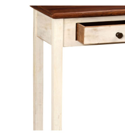 Table console Bois de manguier Sesham massif 120x30x76 cm