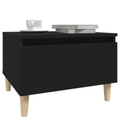 Table d'appoint Noir 50x46x35 cm Bois d'ingénierie