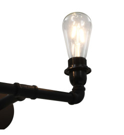 Lampe murale à 2 voies Noir 2 ampoules E27