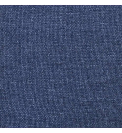 Repose-pied Bleu 60x60x35 cm Tissu