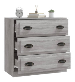 Buffet sonoma gris 70x35,5x67,5 cm bois d'ingénierie