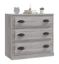 Buffet sonoma gris 70x35,5x67,5 cm bois d'ingénierie