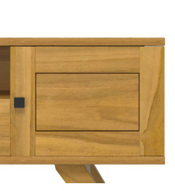 Meuble TV 110x30x50 cm Bois de teck solide