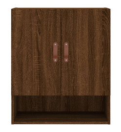 Armoire murale chêne marron 60x31x70 cm bois d'ingénierie