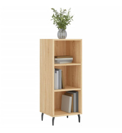 Buffet chêne sonoma 34,5x32,5x90 cm bois d'ingénierie