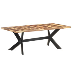 Table de salle à manger 200x100x75 cm Bois avec finition miel