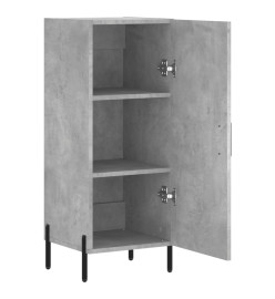 Buffet Gris béton 34,5x34x90 cm Bois d'ingénierie