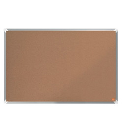 Nobo Tableau d'affichage en liège Premium Plus 90x60 cm Marron