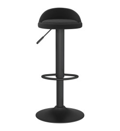 Tabourets de bar 2 pcs Noir Velours