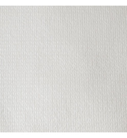 Livin'outdoor Tissu d'ombrage Iseo PEHD carré 3,6x3,6 m Blanc