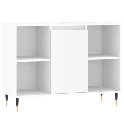 Armoire de salle de bain blanc brillant 80x33x60 cm