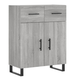 Buffet haut Sonoma gris 69,5x34x180 cm Bois d'ingénierie