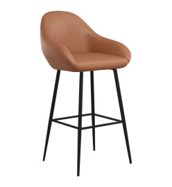 Tabouret de bar Marron clair Similicuir