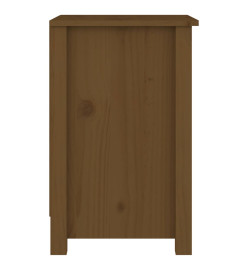 Table de chevet Marron miel 40x35x55 cm Bois de pin massif