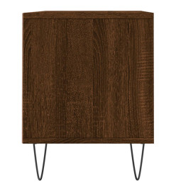 Meuble TV chêne marron 100x34,5x44,5 cm bois d'ingénierie