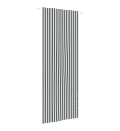 Écran de balcon Anthracite et blanc 80x240 cm Tissu Oxford