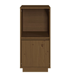 Buffet Marron miel 38x35x80 cm Bois massif de pin