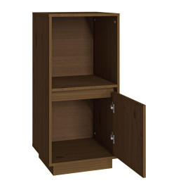 Buffet Marron miel 38x35x80 cm Bois massif de pin