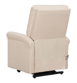 Fauteuil de massage Crème Tissu