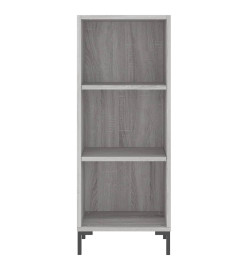 Buffet haut Sonoma gris 34,5x32,5x180 cm Bois d'ingénierie