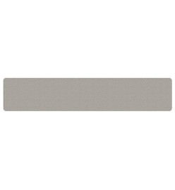 Tapis de couloir aspect sisal taupe 50x250 cm