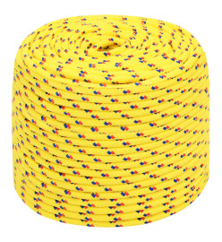 Corde de bateau Jaune 8 mm 100 m Polypropylène