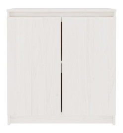 Armoire latérale blanc 60x36x65 cm bois de pin massif