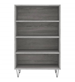 Buffet haut sonoma gris 57x35x90 cm bois d'ingénierie