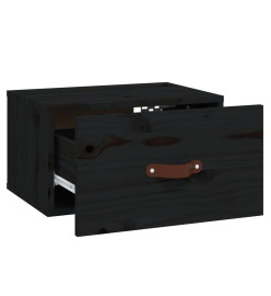 Tables de chevet murales 2 pcs Noir 40x29,5x22 cm