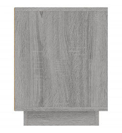 Meuble TV sonoma gris 102x35x45 cm bois d'ingénierie