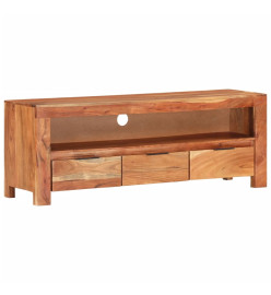 Meuble TV 110x30x40 cm Bois d'acacia massif