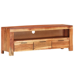 Meuble TV 110x30x40 cm Bois d'acacia massif