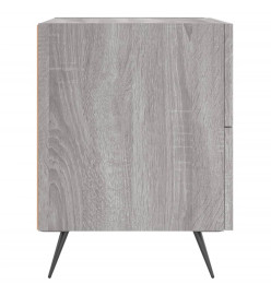 Tables de chevet 2 pcs gris sonoma 40x35x47,5 cm