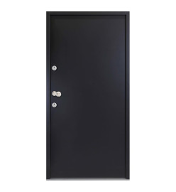 Porte d'entrée Aluminium Anthracite 110x207,5 cm