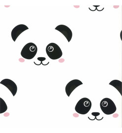 Fabulous World Papier peint Panda Blanc 67100