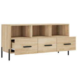 Meuble TV chêne sonoma 102x36x50 cm bois d'ingénierie