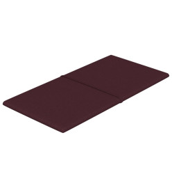 Panneaux muraux 12 pcs Violet 60x30 cm Tissu 2,16 m²