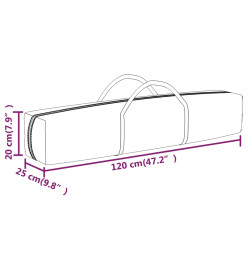 Tente de réception pliable avec parois Noir 3x3 m