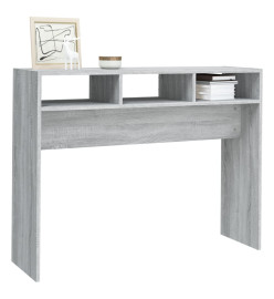 Table console Sonoma gris 105x30x80 cm Bois d'ingénierie