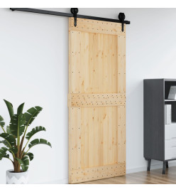 Porte 100x210 cm bois massif de pin