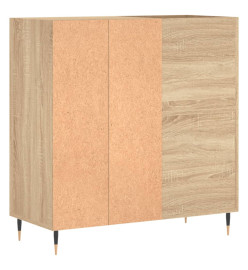 Armoire à disques chêne sonoma 84,5x38x89 cm bois d'ingénierie